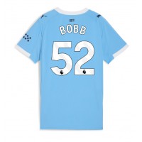 Manchester City Oscar Bobb #52 Hjemmedrakt Dame 2025-26 Kortermet